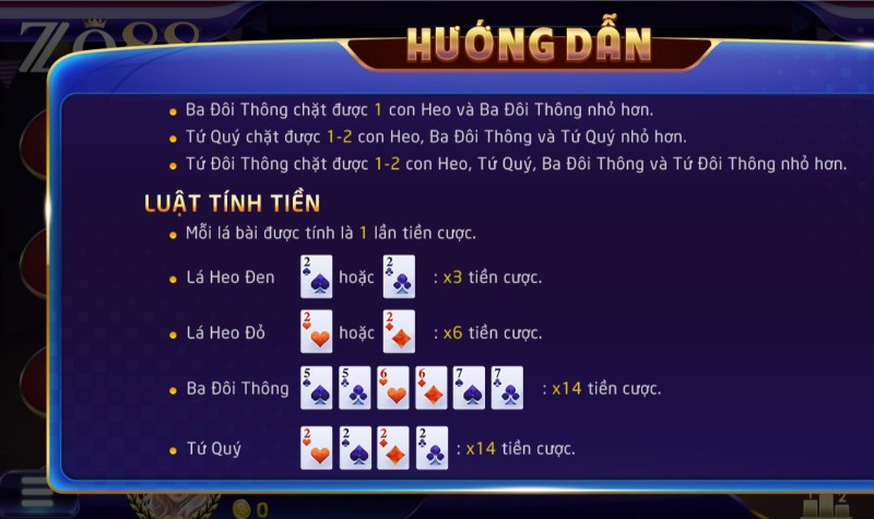 Thúi heo là gì? Bí kíp tránh phạt khi đánh game bài ZO88 3 Thúi heo là gì